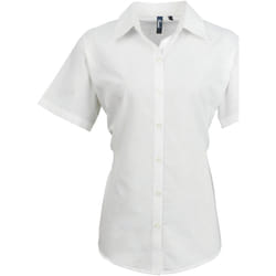 Premier - Chemisier à manches courtes - Femme (Blanc)