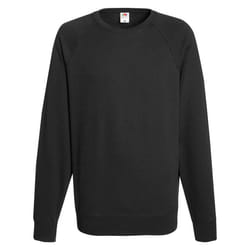 Fruit Of The Loom - Sweatshirt léger - Homme (Noir)
