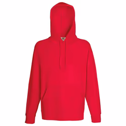 Fruit Of The Loom - Sweatshirt à capuche léger - Homme (Rouge)