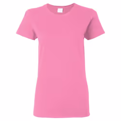 Gildan - T-shirt à manches courtes coupe féminine - Femme (Rose)