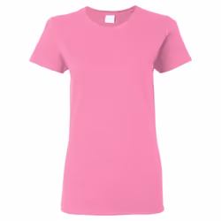 Gildan - T-shirt à manches courtes coupe féminine - Femme (Rose)