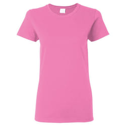 Gildan - T-shirt à manches courtes coupe féminine - Femme (Rose)