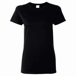 Gildan - T-shirt à manches courtes coupe féminine - Femme (Noir)