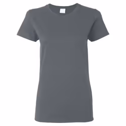 Gildan - T-shirt à manches courtes coupe féminine - Femme (Gris foncé)