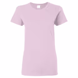 Gildan - T-shirt à manches courtes coupe féminine - Femme (Rose clair)