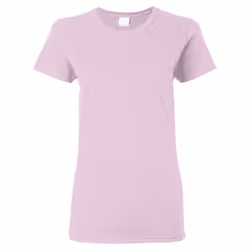 Gildan - T-shirt à manches courtes coupe féminine - Femme (Rose clair)