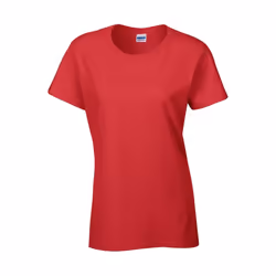 Gildan - T-shirt à manches courtes coupe féminine - Femme (Rouge)