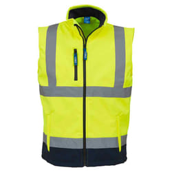 Yoko - Gilet haute visibilité - Hommes (Jaune /Bleu marine)