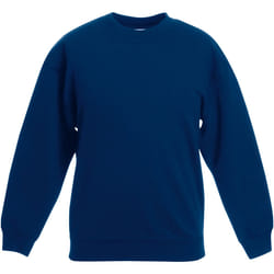 Fruit Of The Loom - Sweatshirt classique - Enfant unisexe (Bleu marine)