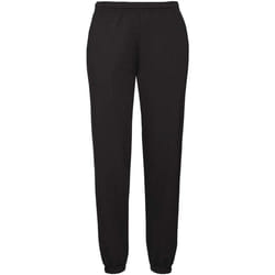 Fruit Of The Loom - Pantalon de jogging élastiqué - Homme (Noir)