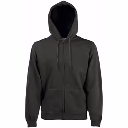 Fruit Of The Loom - Sweatshirt à capuche et fermeture zippée - Homme (Gris foncé)