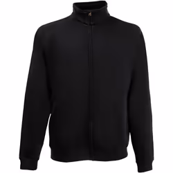 Fruit Of The Loom - Sweatshirt à fermeture zippée - Homme (Noir)