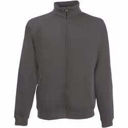 Fruit Of The Loom - Sweatshirt à fermeture zippée - Homme (Graphite clair)
