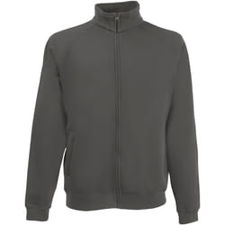 Fruit Of The Loom - Sweatshirt à fermeture zippée - Homme (Graphite clair)