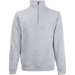 Fruit Of The Loom - Sweatshirt à fermeture zippée 1 quart - Homme (Gris)