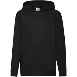 Fruit Of The Loom - Sweatshirt à capuche - Enfant (Noir)