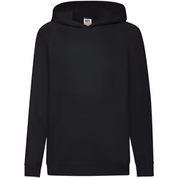 Fruit Of The Loom - Sweatshirt à capuche - Enfant (Noir)