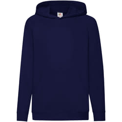 Fruit Of The Loom - Sweatshirt à capuche - Enfant (Bleu marine profond)