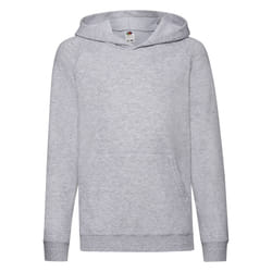 Fruit Of The Loom - Sweatshirt à capuche - Enfant (Gris)
