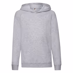Fruit Of The Loom - Sweatshirt à capuche - Enfant (Gris)