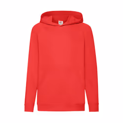 Fruit Of The Loom - Sweatshirt à capuche - Enfant (Rouge)