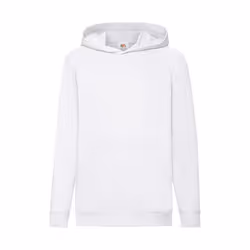 Fruit Of The Loom - Sweatshirt à capuche - Enfant (Blanc)