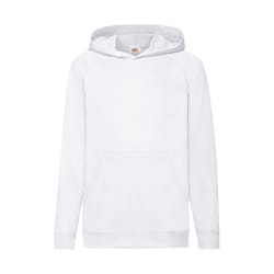 Fruit Of The Loom - Sweatshirt à capuche - Enfant (Blanc)