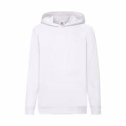 Fruit Of The Loom - Sweatshirt à capuche - Enfant (Blanc)