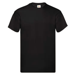 Fruit Of The Loom  - T-shirt manches courtes - Homme (Noir)