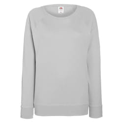 Fruit of the Loom - Sweatshirt à manches raglan - Femme (Gris)