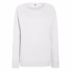 Fruit of the Loom - Sweatshirt à manches raglan - Femme (Blanc)
