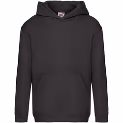 Fruit Of The Loom - Sweatshirt à capuche - Enfant unisexe (Noir)