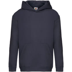 Fruit Of The Loom - Sweatshirt à capuche - Enfant unisexe (Bleu marine profond)