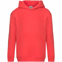 Fruit Of The Loom - Sweatshirt à capuche - Enfant unisexe (Rouge)