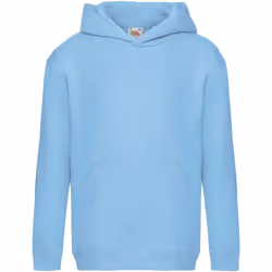 Fruit Of The Loom - Sweatshirt à capuche - Enfant unisexe (Bleu ciel)