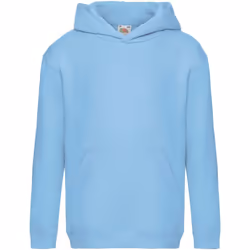 Fruit Of The Loom - Sweatshirt à capuche - Enfant unisexe (Bleu ciel)