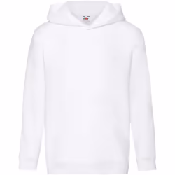 Fruit Of The Loom - Sweatshirt à capuche - Enfant unisexe (Blanc)