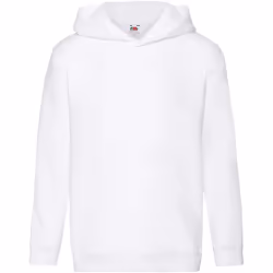 Fruit Of The Loom - Sweatshirt à capuche - Enfant unisexe (Blanc)