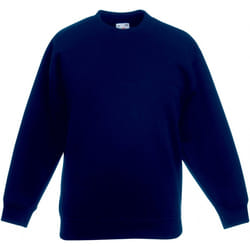 Fruit Of The Loom - Sweatshirt classique - Enfant unisexe (Bleu marine profond)