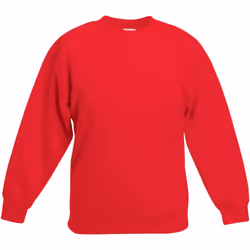 Fruit Of The Loom - Sweatshirt classique - Enfant unisexe (Rouge)