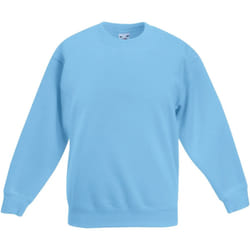 Fruit Of The Loom - Sweatshirt classique - Enfant unisexe (Bleu ciel)