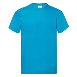 Fruit Of The Loom  - T-shirt manches courtes - Homme (Bleu azur)