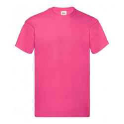 Fruit Of The Loom  - T-shirt manches courtes - Homme (Fuchsia)