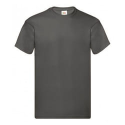Fruit Of The Loom  - T-shirt manches courtes - Homme (Gris foncé)
