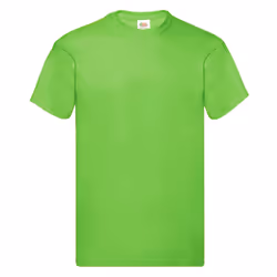 Fruit Of The Loom  - T-shirt manches courtes - Homme (Vert fluo)