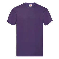 Fruit Of The Loom  - T-shirt manches courtes - Homme (Violet)