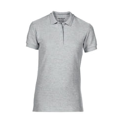 Gildan - Polo sport 100% coton - Femme (Gris sport)