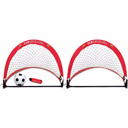 FC Barcelona - Coffret mini buts et ballon (Rouge)