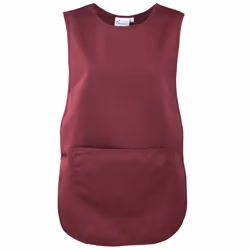 Premier - Tablier avec poche - Femme - Taille 2XL (Bordeaux)