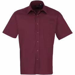 Premier - Chemise à manches courtes - Homme (Aubergine)